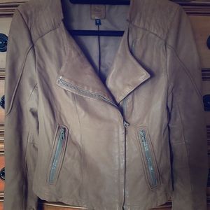 Vintage Gap leather Moto jacket